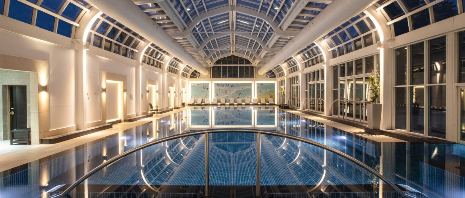 The indoor pool at the Four Seasons Hampshire